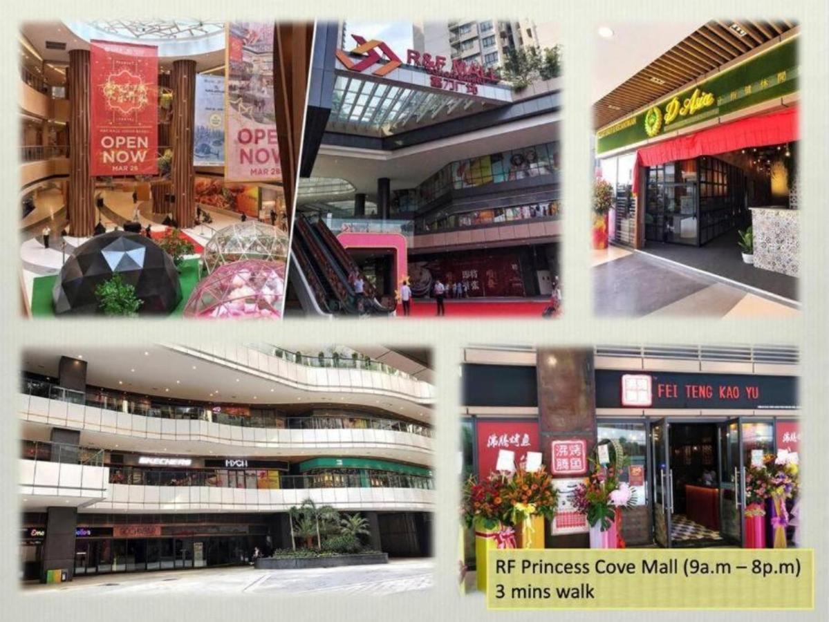 Seaview Condo Near Rf Mall, Food Court & Free Netflix Johor Bahru Extérieur photo